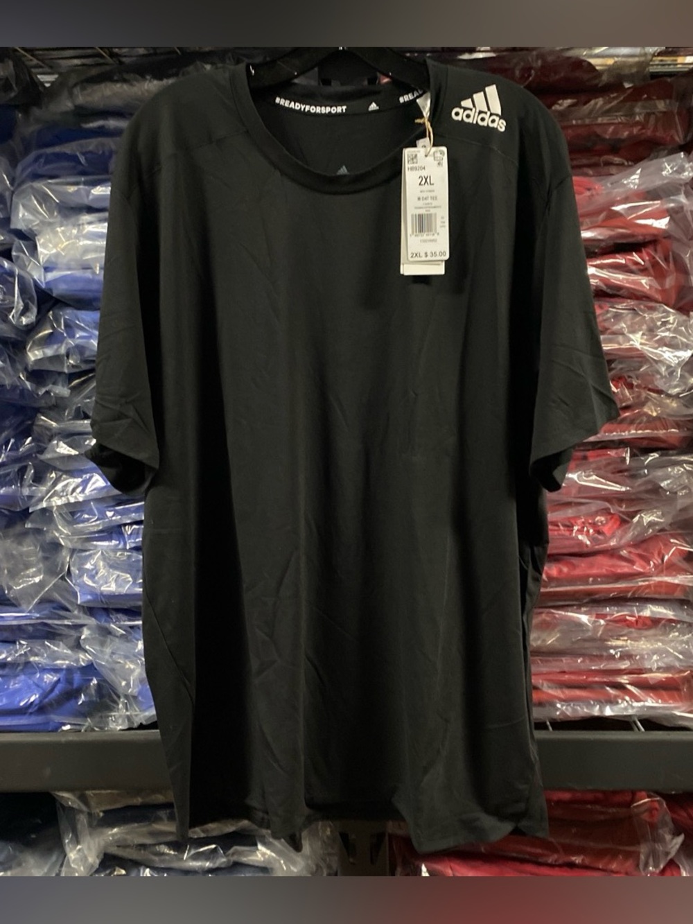 Adidas Cozy Men’s Athletic D4T Tee Training Black T-Shirt 2XL NWT HB9204